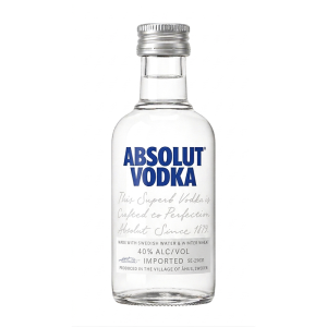 Vodka Absolut Natural 50 ml - Miniatura